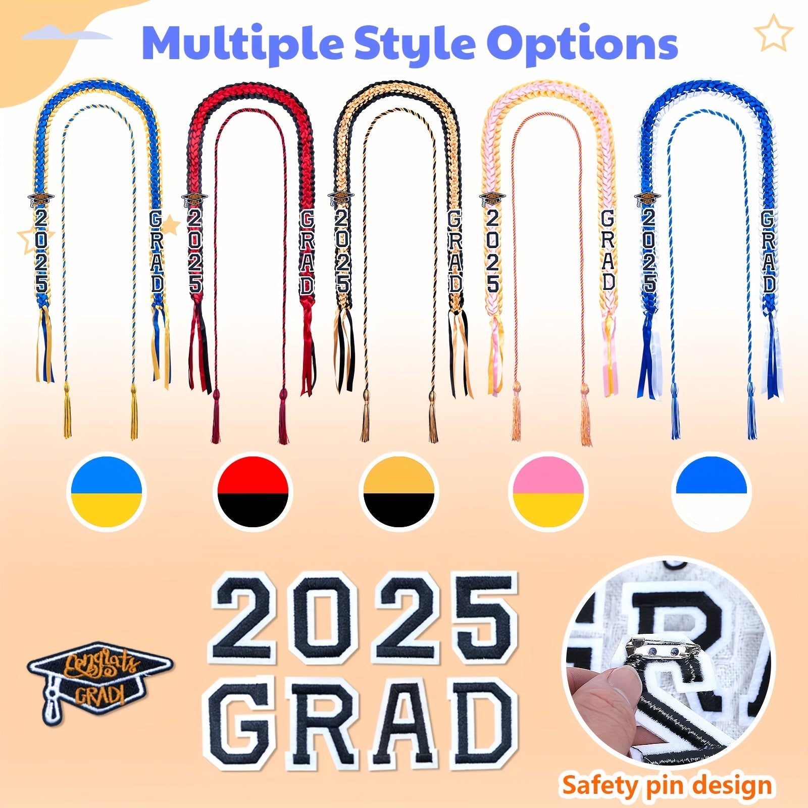 Graduation Ribbons & Garlands Necklaces GRAD 51 43m