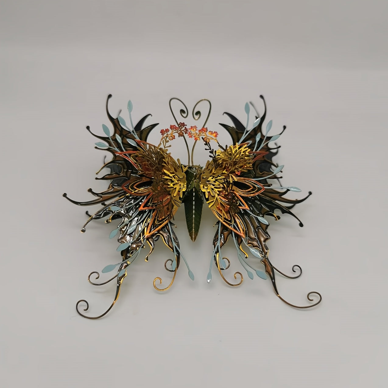 3D Metal Butterfly Puzzle DIY Model Kit Stainless Steel Handcrafted Gift