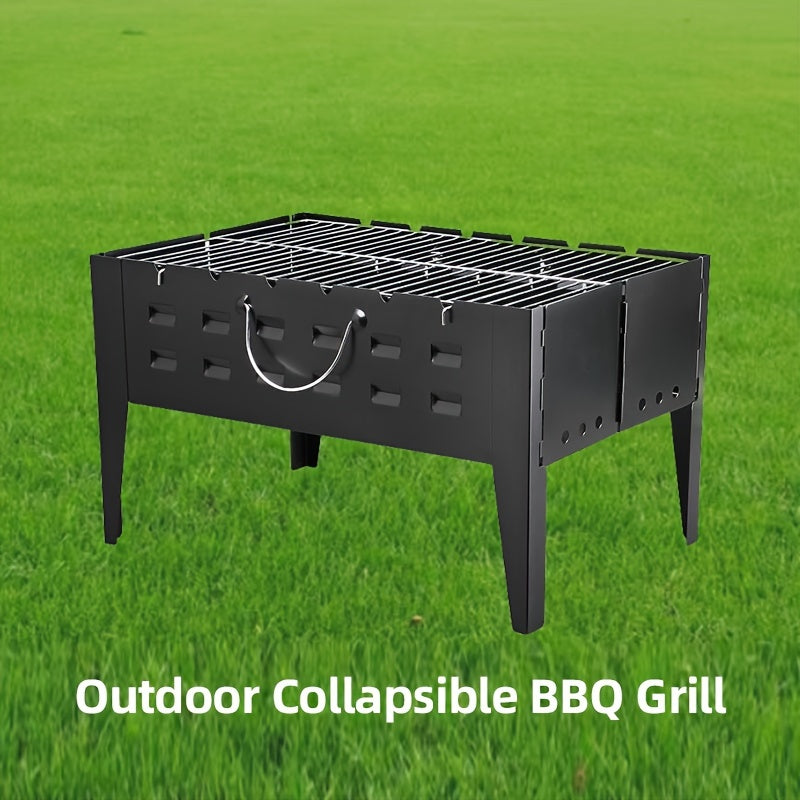 Portable Charcoal BBQ Grill for Outdoor Picnics Camping Garden Use