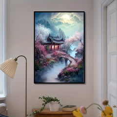 5D Diamond Painting House Set for Beginners - 15.75 x 27.56 Inches