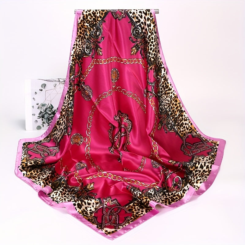 Print Square Sunscreen Bandana Scarf for Travel