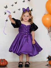 Halloween Princess Dress Clash A-Line Costume for Kids