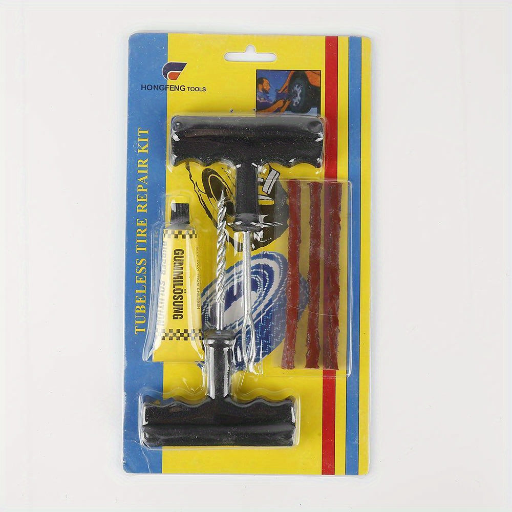 Car Tubeless Tire Puncture Repair Kit