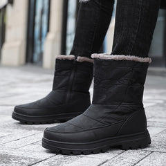 Men's Camo Thermal Snow Boots Anti Skid Short Boots