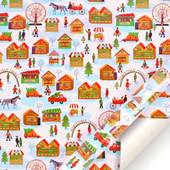 Christmas Designs Gift Wrap Roll - Multiple Elements - 71 X 50
