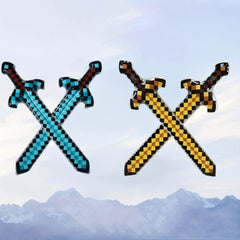2pcs Pixel Style Inflatable Sword Fun Party Toys