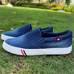 Men's Casual Denim Canvas Shoes for Summer and Autumn