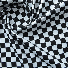 10pcs Checkerboard Style Fabric Colorful Mosaic Plaid Cotton Printed Fabric