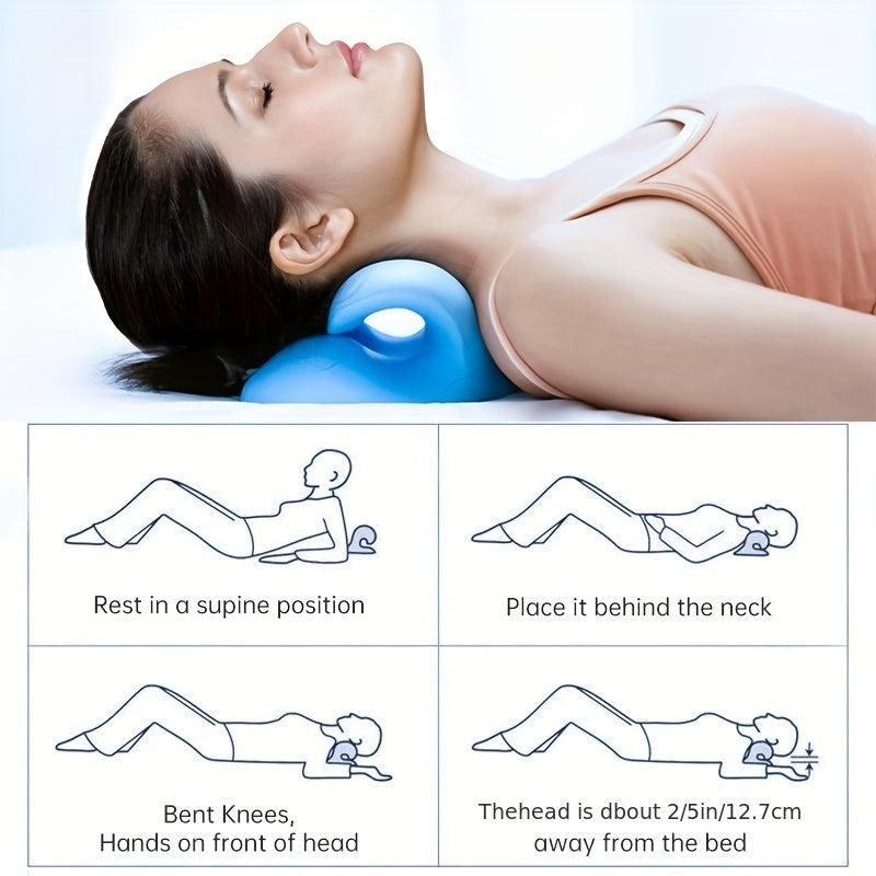 Neck Shoulder Relaxer Yoga Body Stretcher Cervical Traction Device