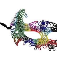 Molded Lace Masquerade Mask For Adults Hot Stamping Mask