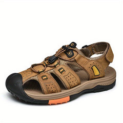 Men's Lightweight Closed Toe Sandals Anti-skid Beach Sandals