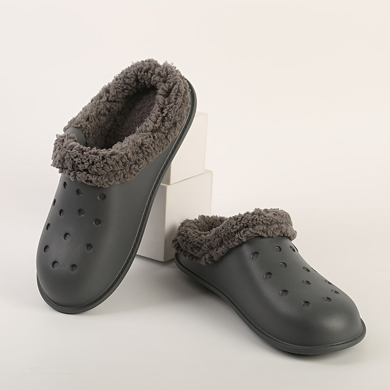 Women's Winter Fleece Lined Warm Clogs - Indoor & Outdoor