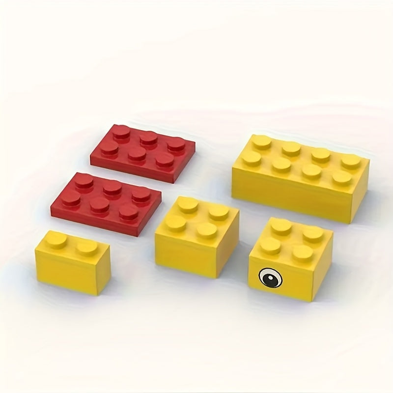 Farm Animal MOC Duck 6pcs Building Blocks DIY Toy