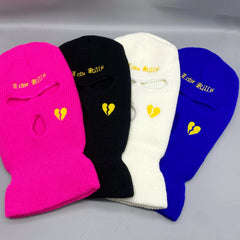 Y2K Gothic Letter Ski Mask Hip Hop Knit Hat