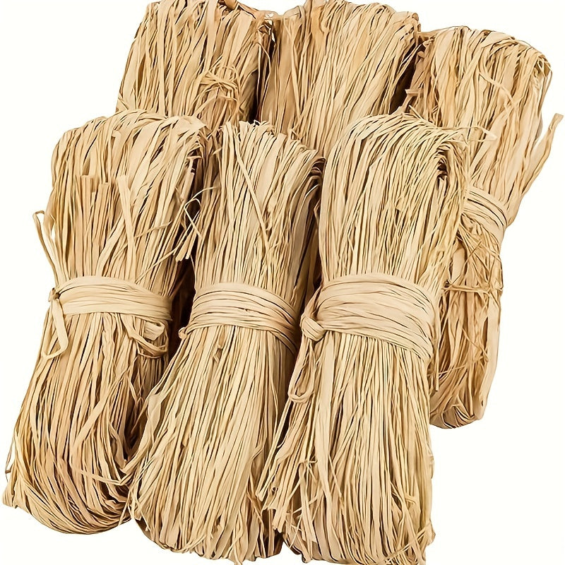 50g Natural Raffia Fibre Ribbon for Bouquet Decoration Craft Ribbon