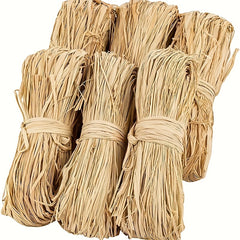 50g Natural Raffia Fibre Ribbon for Bouquet Decoration Craft Ribbon
