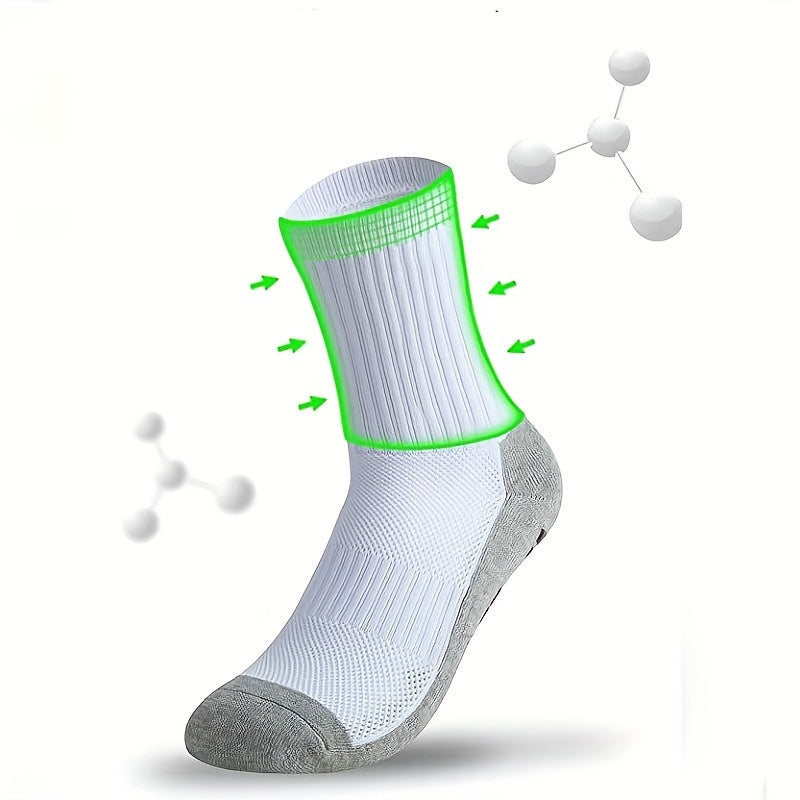 Breathable Non-slip Cotton Crew Socks for Sports