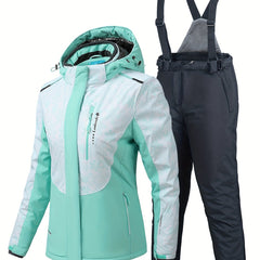 Women's Windproof Ski Set Jacket & Trouser Suit