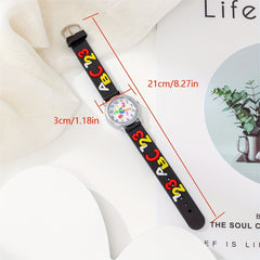 Boys Girls Teen Round Dial Quartz Watch For Gift Daily Life