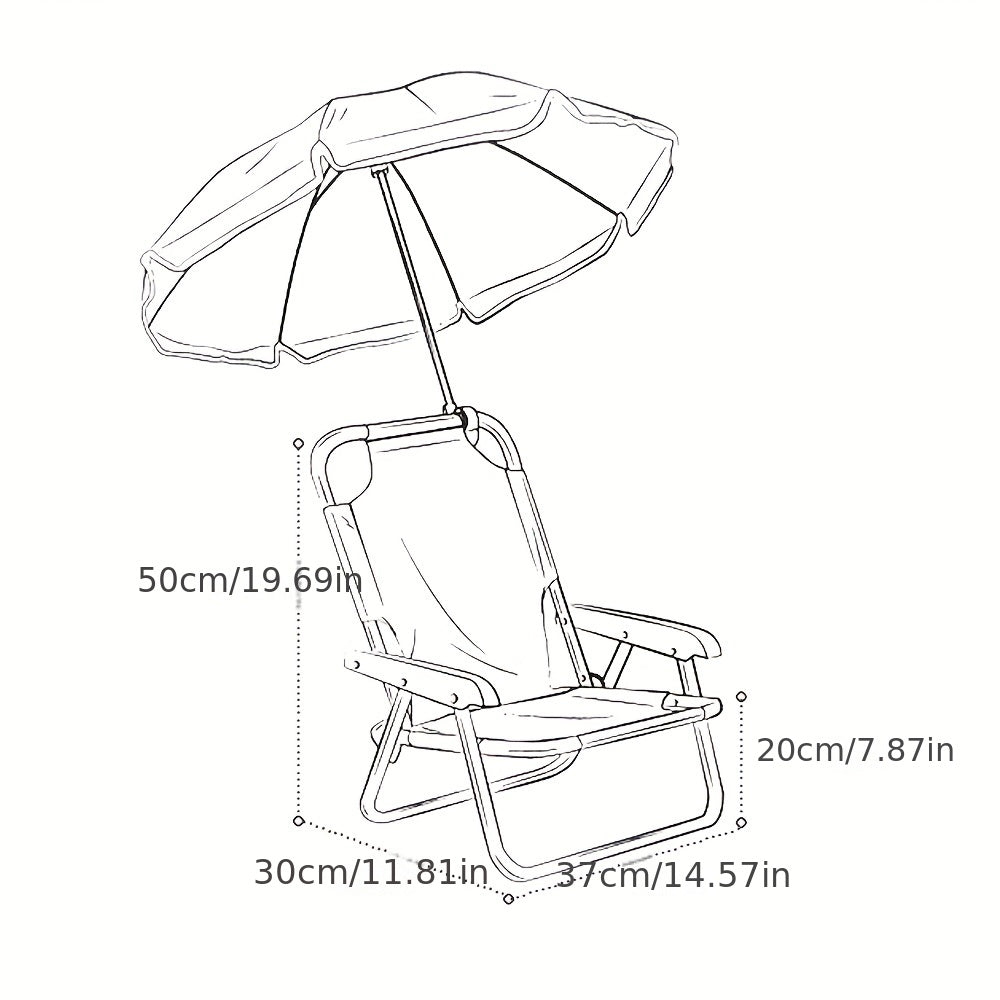 Portable Cartoon Animal Beach Chair for Kids - Perfect for Beach Holidays