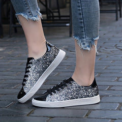 Sequins Low Top Skate Shoes for Women