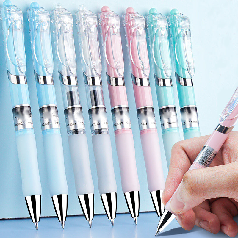 12pcs 0.5mm Press Gel Pen Set