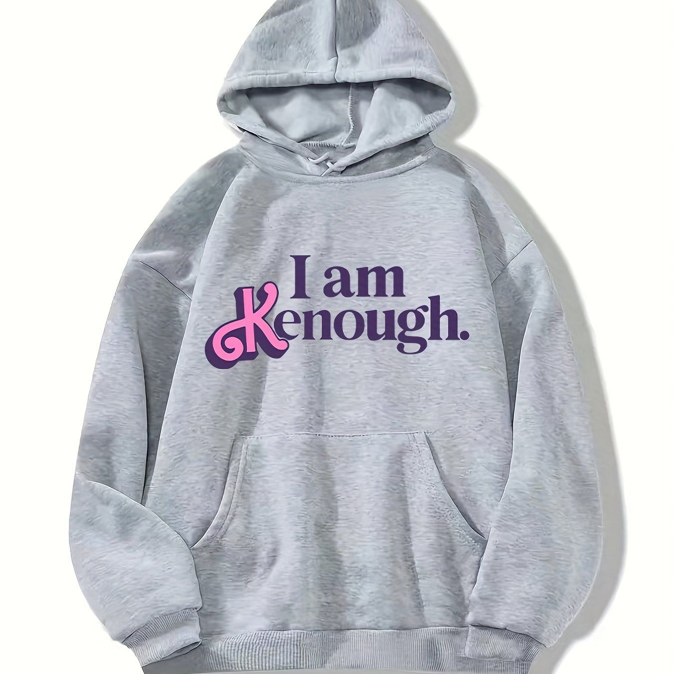 Kenough Hoodie Drawstring Casual Hooded Sweatshirt for Winter & Fall