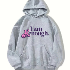 Kenough Hoodie Drawstring Casual Hooded Sweatshirt for Winter & Fall
