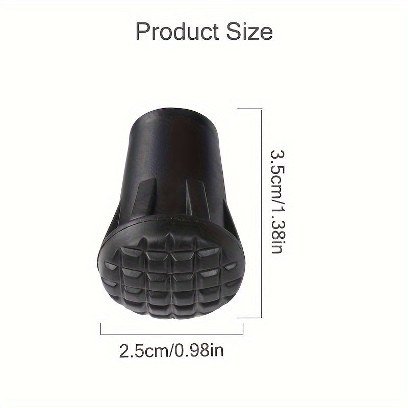 Rubber Feet Trekking Pole Tips Replacement Protectors for Hiking Walking Sticks