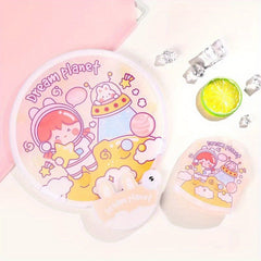 Cartoon Figure Foldable Handheld Fan Summer Accessory