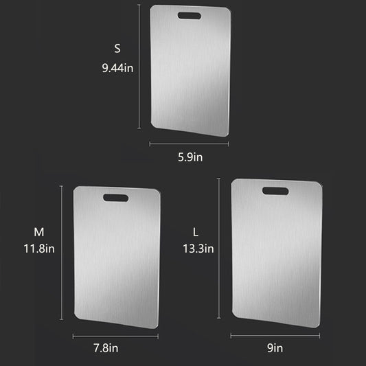 Stainless Steel Cutting Board for Easy Chopping