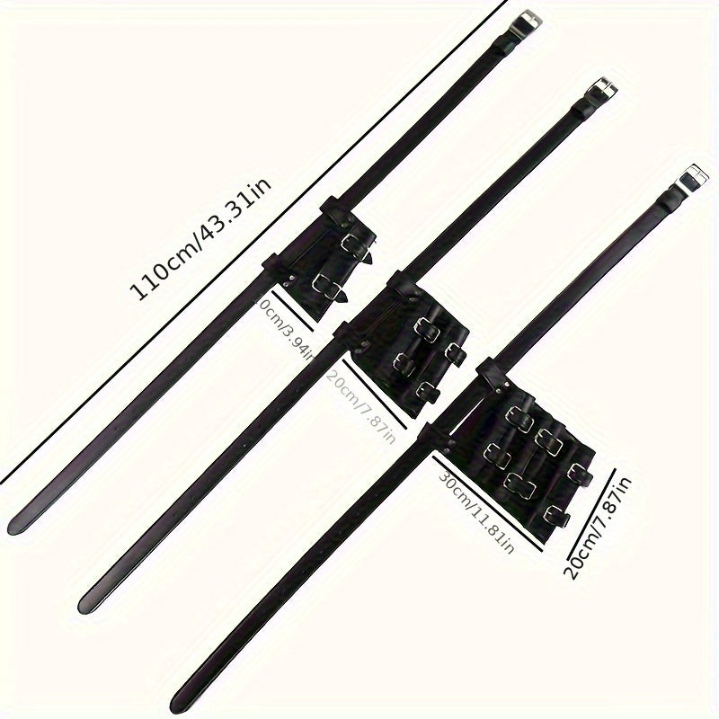 Adjustable PU Leather Sword Storage Bag