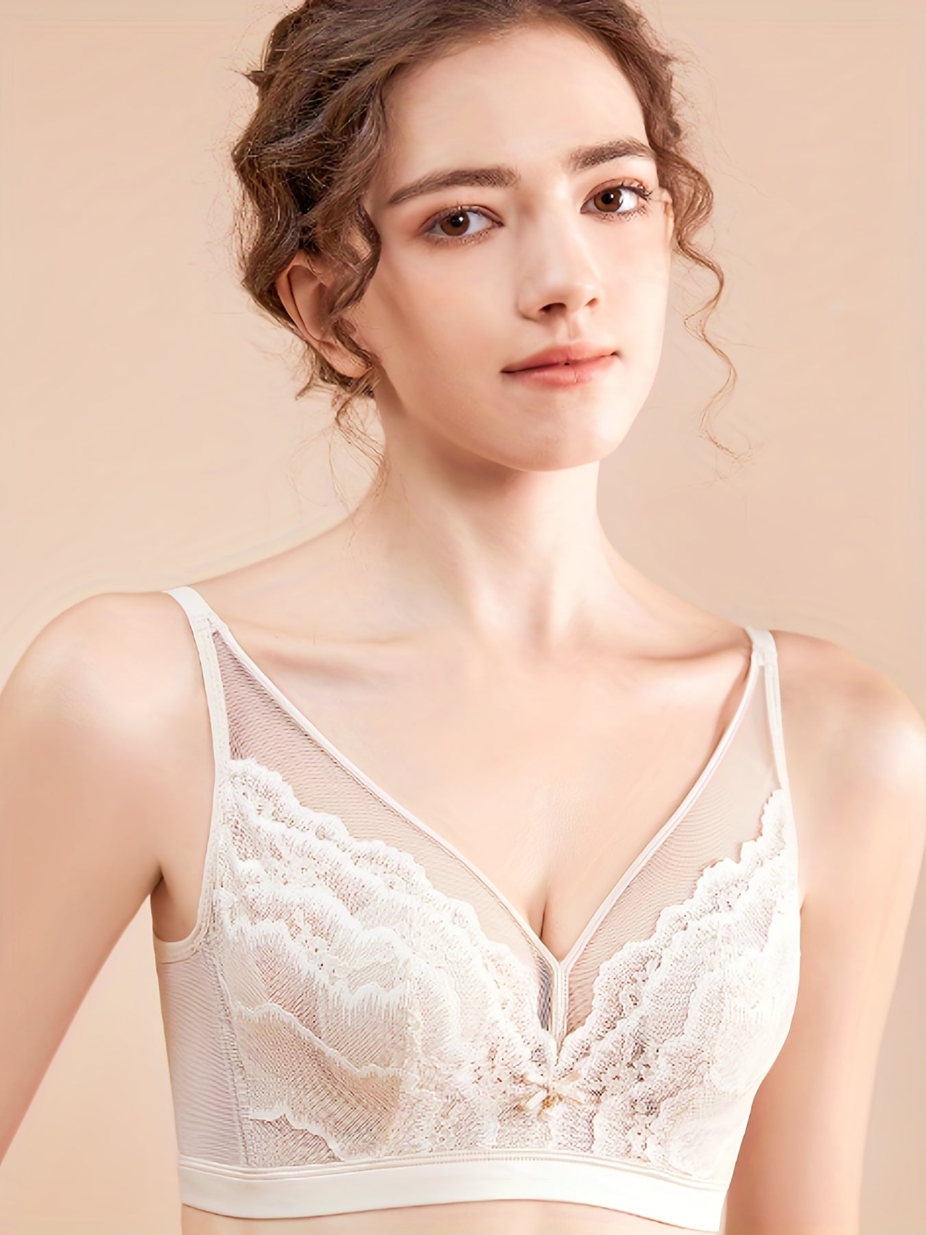 Mesh Wireless Bra for Women Comfy & Breathable Lingerie