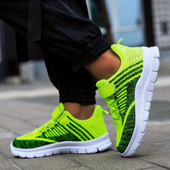 Kids Knit Sneakers with Fastener Athletic Shoes