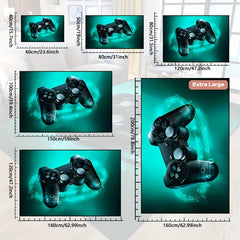 3D Gaming Area Rug Living Room Gamepad Carpet Bedroom Decoration