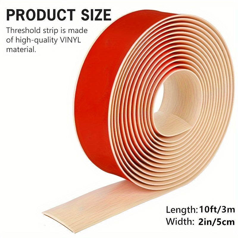Vinyl Self-Adhesive Floor Transition Strip - 3.05m