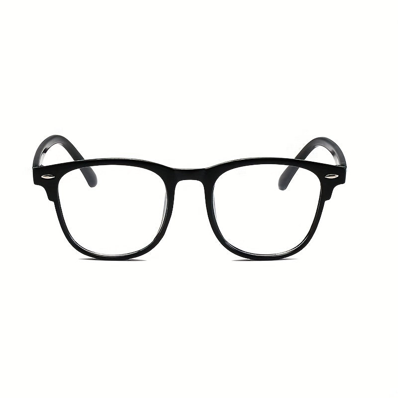 Square Anti Light Glasses For Women Men Students Casual Jelly Frame