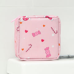 Small Zipper Storage Bag for Sanitary Napkin Portable