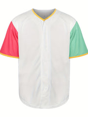 Short Sleeve Plain Baseball Jersey Sports Uniform Men Women