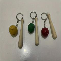 Creative Baseball Keychain Pendant Sports Key Ring Party Small
