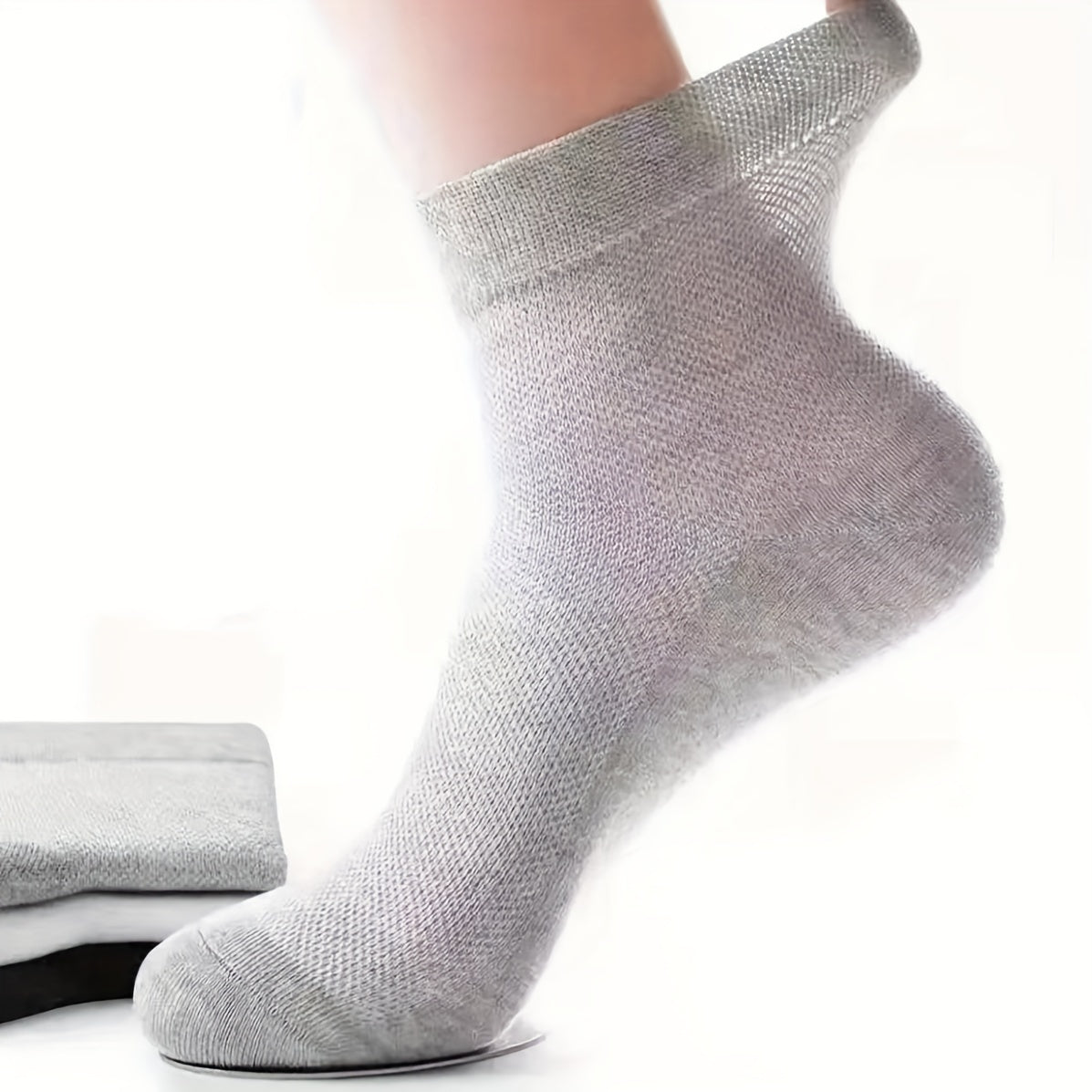 Men's Thin Breathable Mid-calf Socks - 5 Pairs