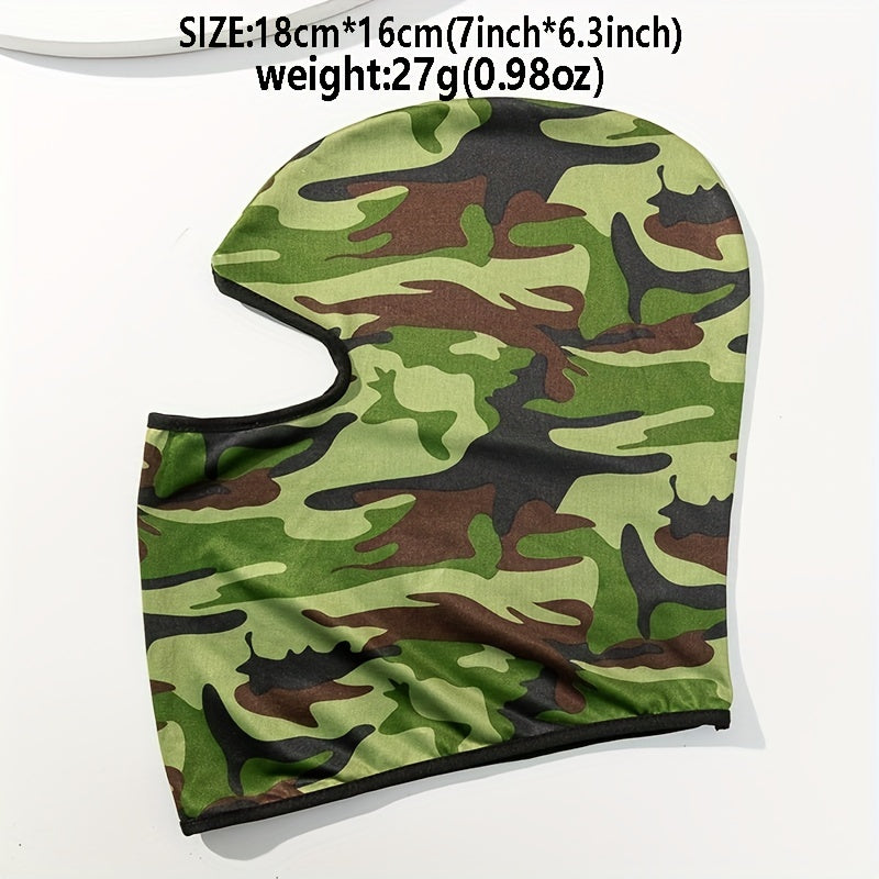 Camouflage Balaclava Sun Visor Hat for Men