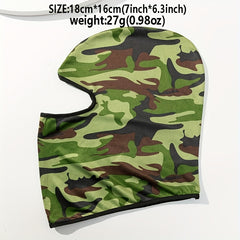 Camouflage Balaclava Sun Visor Hat for Men