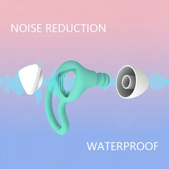 Swimming Earplugs Noise Reduction Waterproof Ear Protection