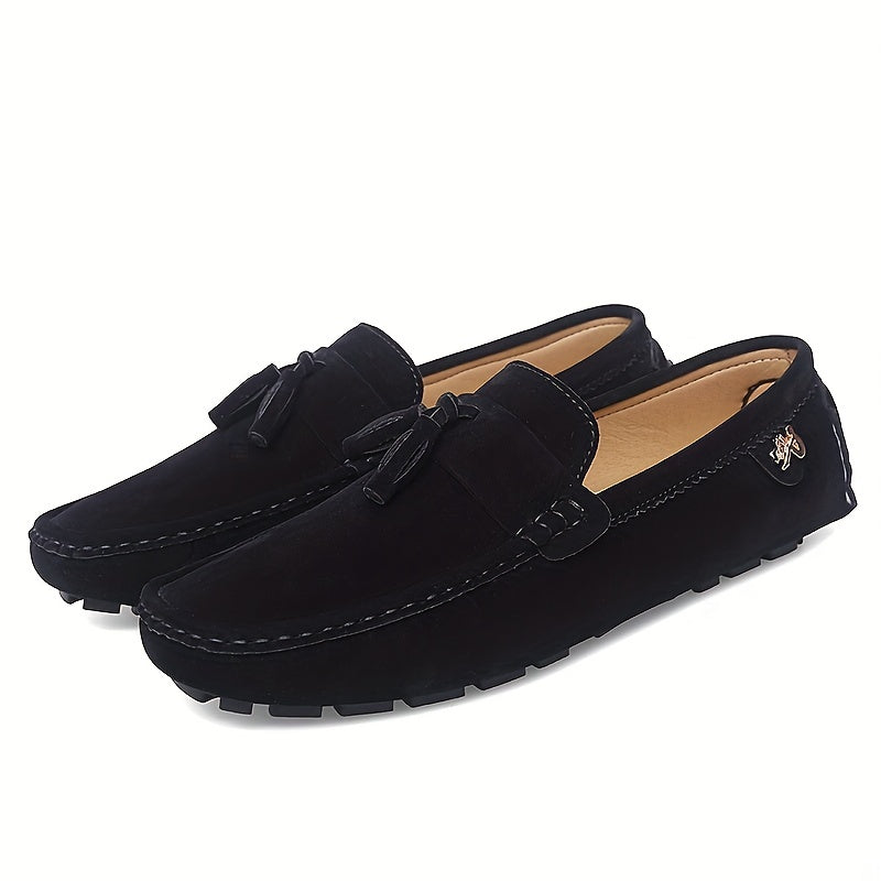 Unisex Stitch Tassels Loafer Shoes Moccasins