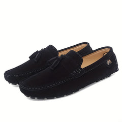 Unisex Stitch Tassels Loafer Shoes Moccasins