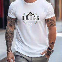Men's Casual Street Style Round Neck Tee Shirt