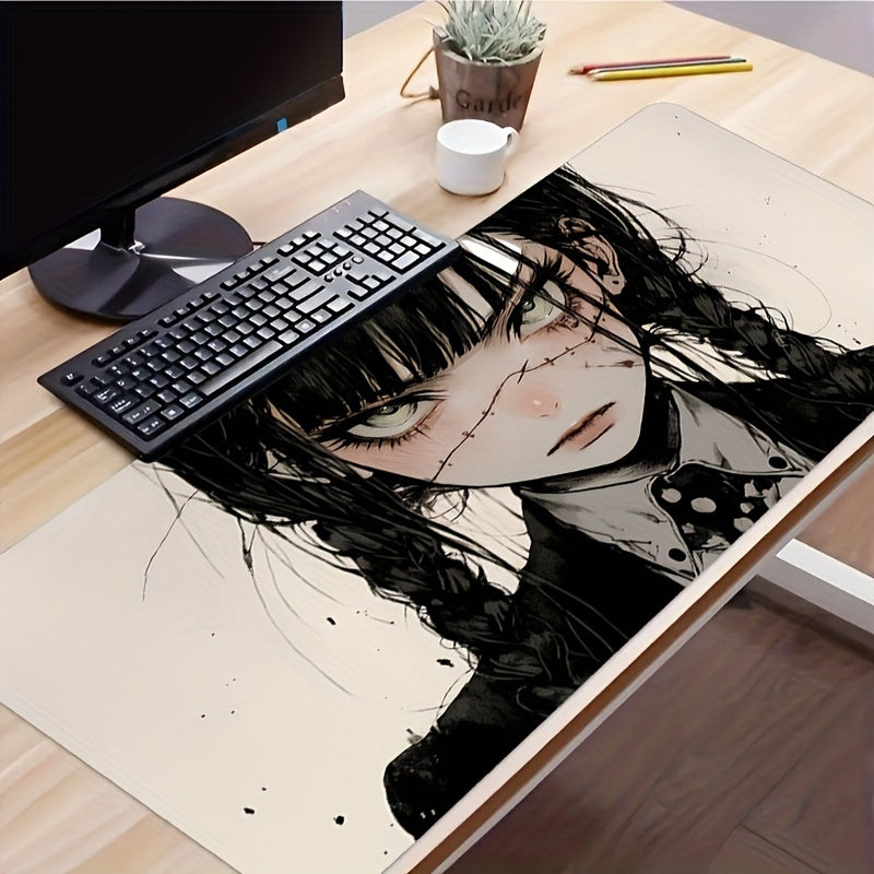 Anime Desk Mat Large Gaming Mouse Pad E Sports Keyboard Pad Non Slip