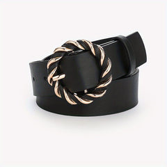 Kids PU Leather Belt, Dress Suit Jeans Accessories Belt Buckle