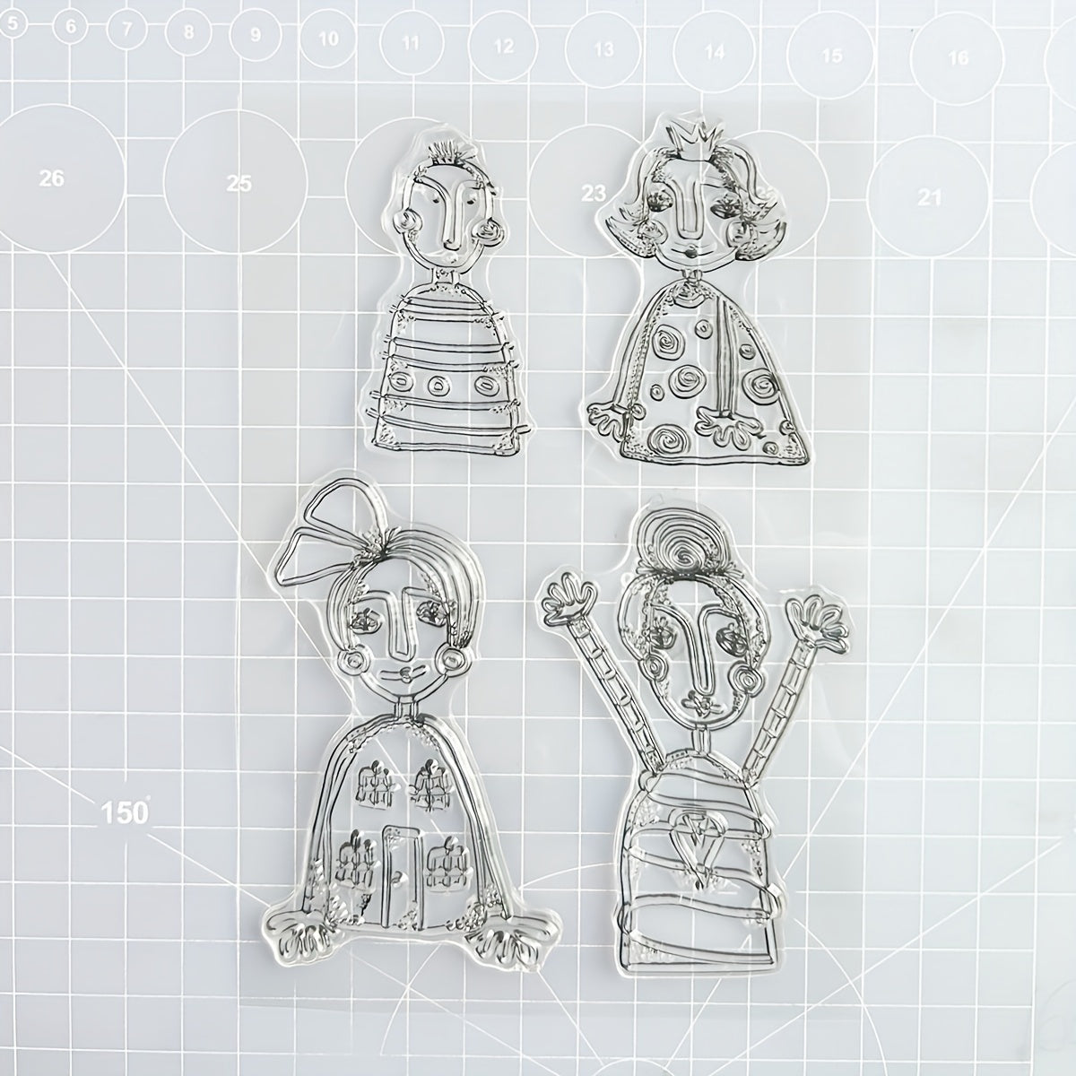 DIY Silicone Stamp Set for Girls, Holiday Card Making